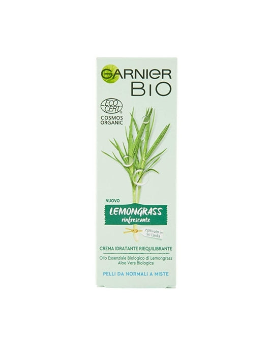 GARNIER BIO Crema Hidratante lemongrass ecológico con Aloe Vera