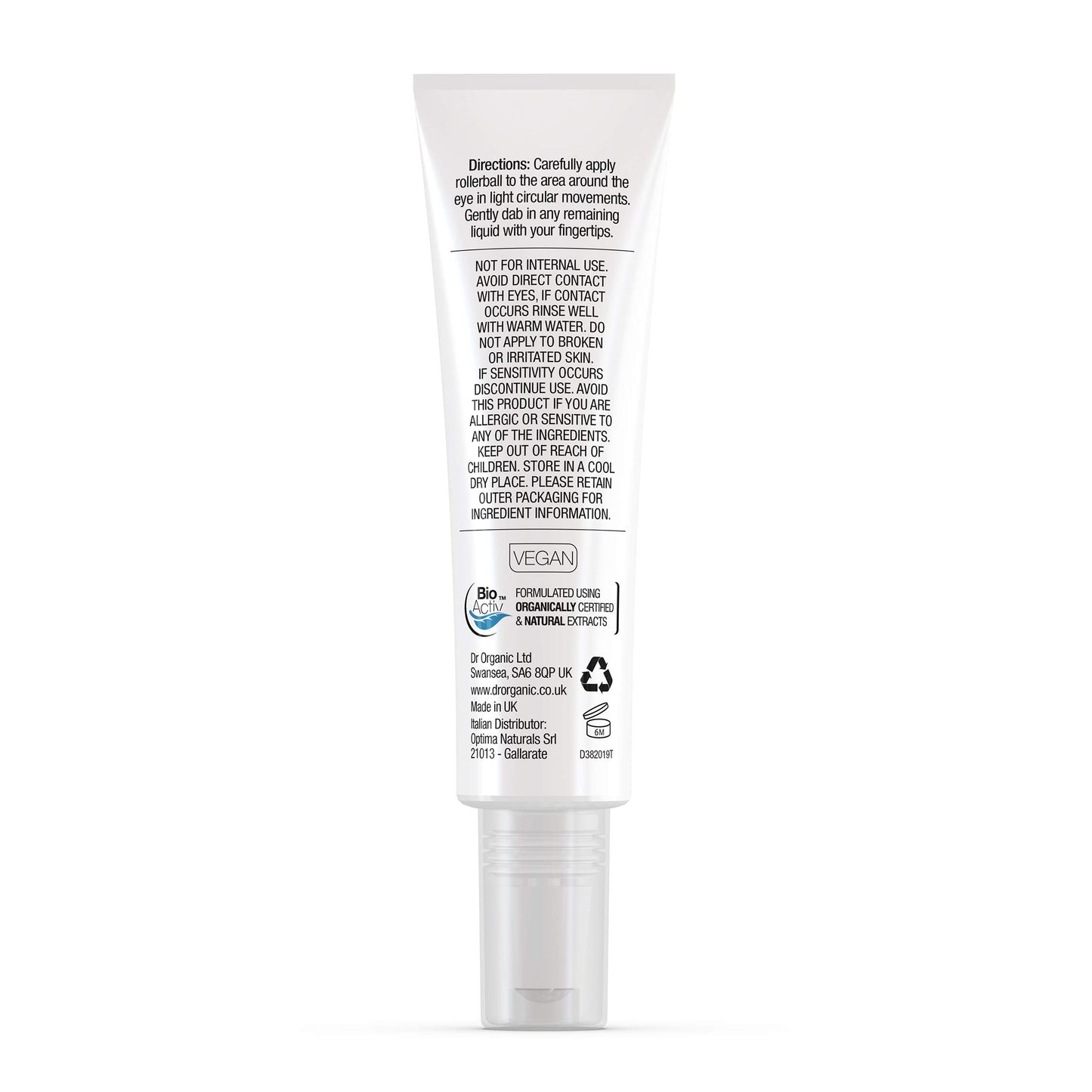 DR.ORGANIC Dead Sea Mineral contorno de ojos